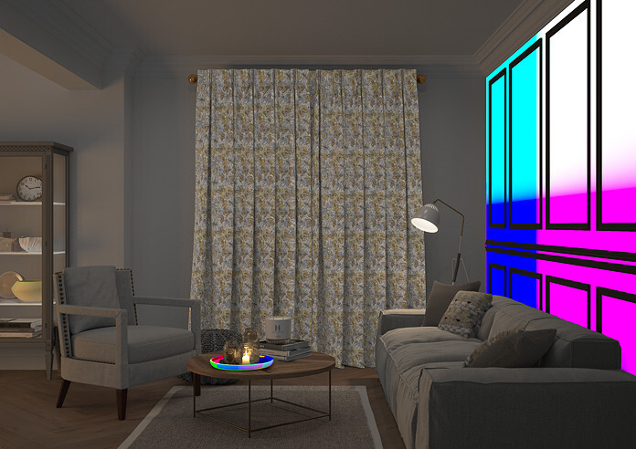 Botanist, Ochre - Made to Measure Curtains - Image 7